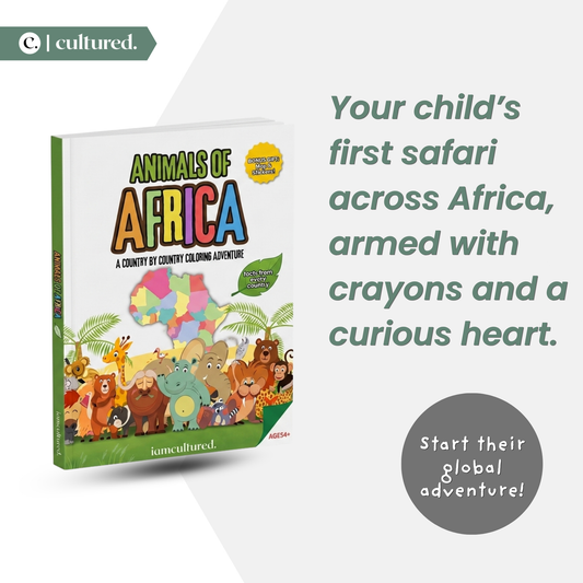 Animals of Africa: A Coloring Adventure Through the 54 Countries of Africa